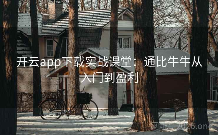 开云app下载实战课堂：通比牛牛从入门到盈利  第2张