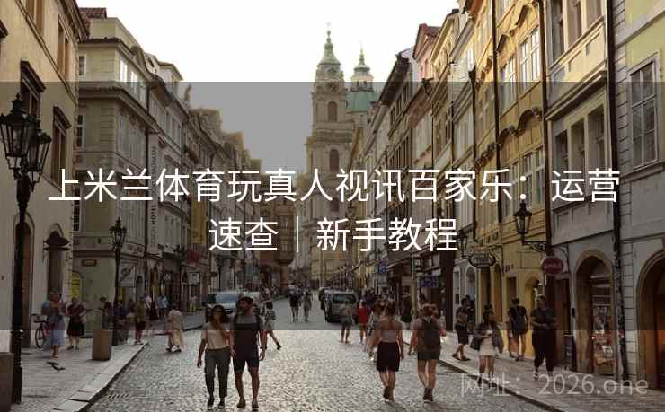 上米兰体育玩真人视讯百家乐：运营速查｜新手教程