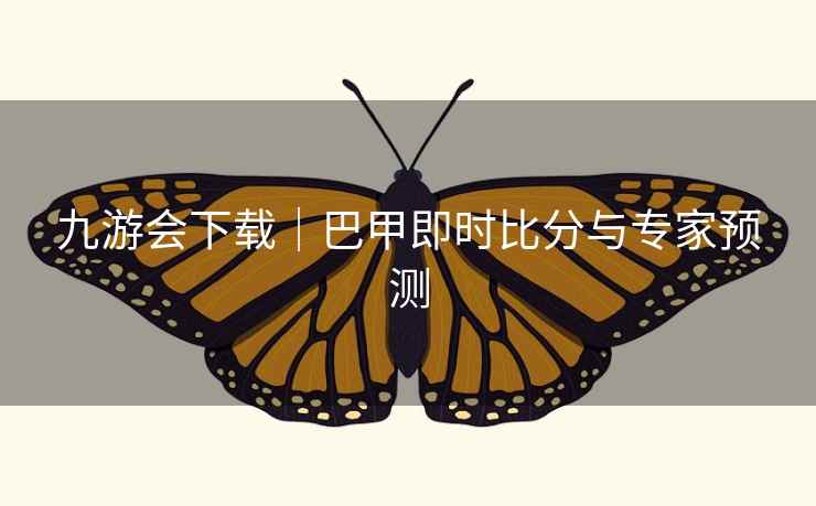 九游会下载｜巴甲即时比分与专家预测