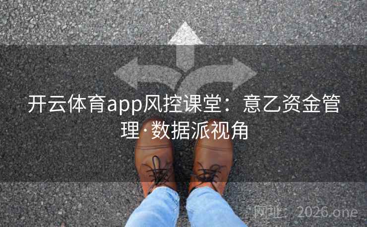 开云体育app风控课堂：意乙资金管理·数据派视角  第2张